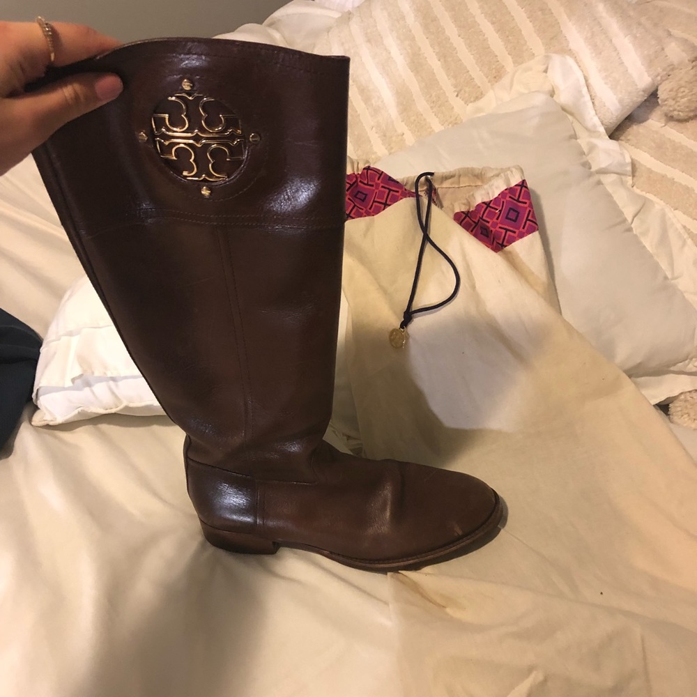used tory burch boots